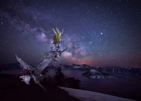 The Milky Way over Crater Lake National Park – Matt Shiffler Photography