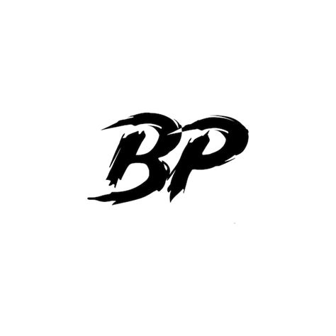 Premium Vector | Bp monogram logo design letter text name symbol ...