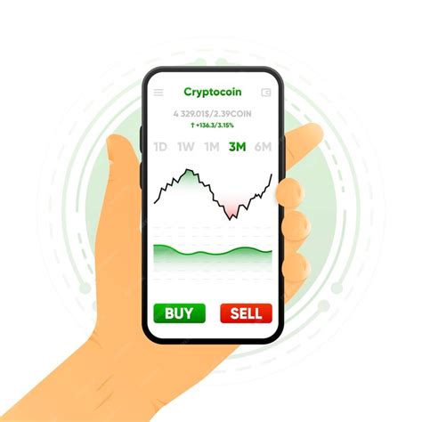 Premium Vector | Trading candlestick chart app mockup stock exchange ...