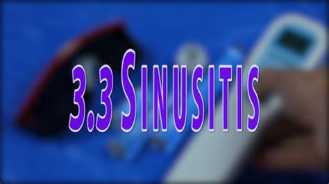 3.3 Sinusitis. Types of sinusitis. Causes of sinusitis. - YouTube
