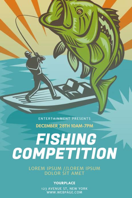 Fishing Tournament flyer template | PosterMyWall