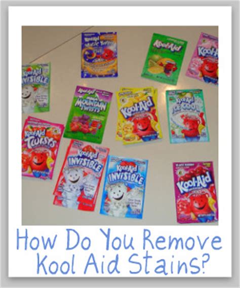 How To Remove Kool Aid Stains & Other Food Dyes & Other Colorings