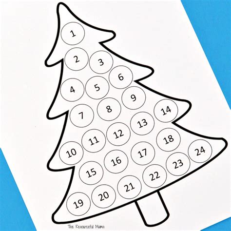 Christmas Countdown Advent Calendar - The Resourceful Mama