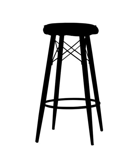 Silhouette, Bar Stool, Clipart Free Stock Photo - Public Domain Pictures