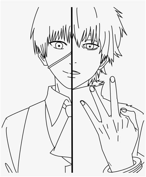 Kaneki ken dos Personalidades para colorear, imprimir e dibujar ...