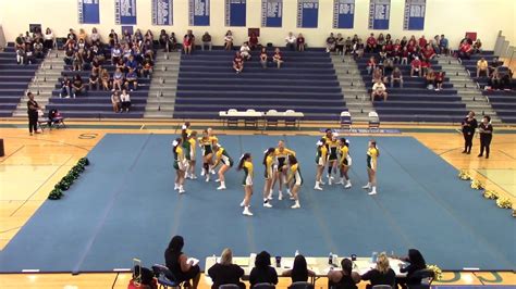 Bruton High School at Bay Rivers District Cheer Competition 2018 - YouTube