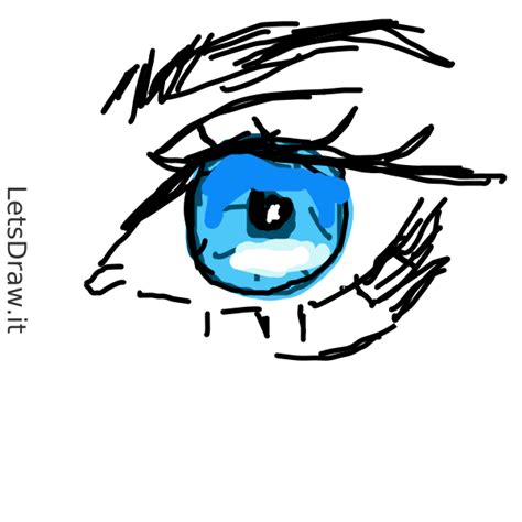 How to draw blue eyes / yt78xkis7.png / LetsDrawIt