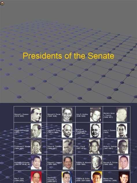 Presidents of The Senate 11 | PDF