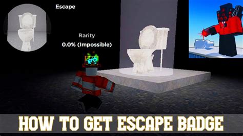 How to get the "Escape" Badge - Skibid Toilet siege defense || Roblox - YouTube