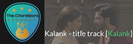 KALANK - title track Guitar Chords 2019 | [Arijit Singh]