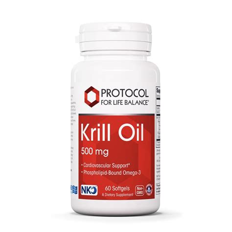 Protocol Krill Oil 500mg - Omega-3 - Friend of the Sea