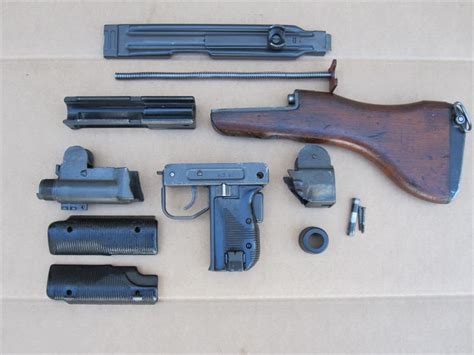 IMI Uzi 9mm SMG Parts Kit w/Wooden Stock