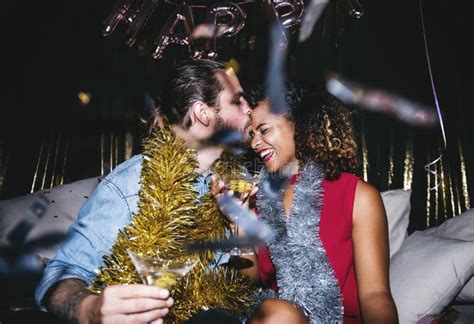 People Having Fun in a Party Stock Photo - Image of kissing, year: 105914164