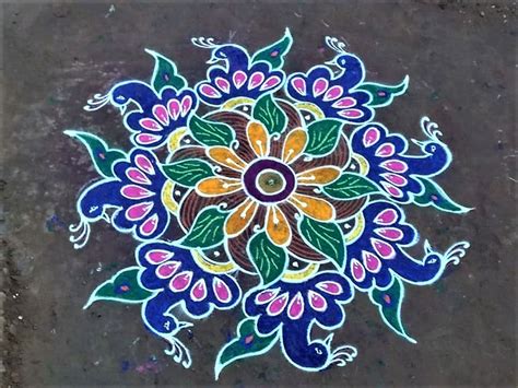 Some DIY Fun Alert: Easy Rangoli Kolam Designs for Your Pallikal Thellichal Celebrations!