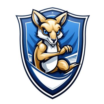 Kangaroo Sports Mascot Shield, Kangaroo, Animal, Wild PNG Transparent Image and Clipart for Free ...