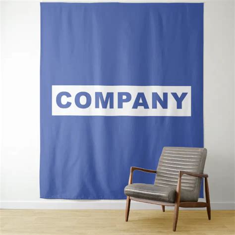 Custom Tapestry Business Logo Company | Zazzle