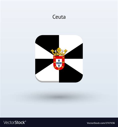 Ceuta flag icon Royalty Free Vector Image - VectorStock