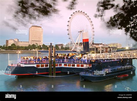 The Tattershall Castle pub-boat moored on the embankment of the Stock Photo: 2121560 - Alamy