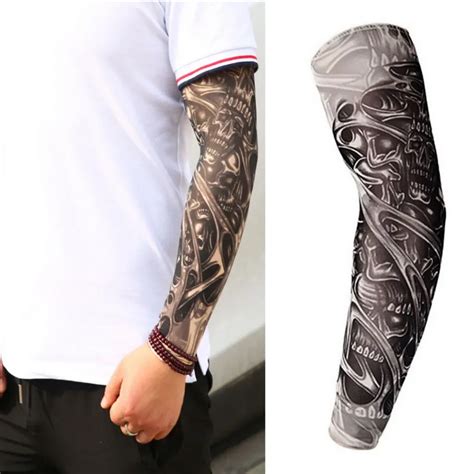 Fake-Temporary-Tattoo-Sleeves-Tattoos-Full-Long-Slip-On-Arm-Tattoo ...