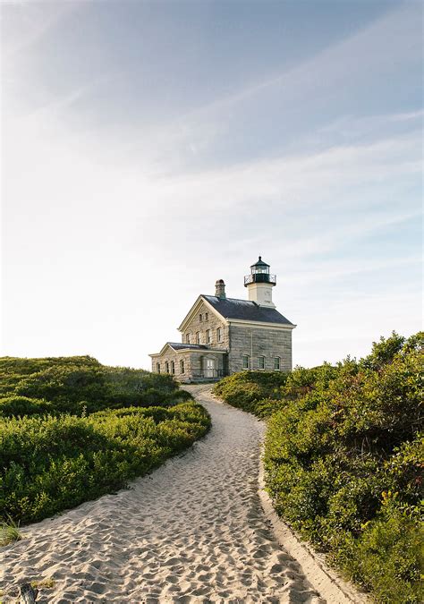 "Block Island North Lighthouse" by Stocksy Contributor "Raymond Forbes ...