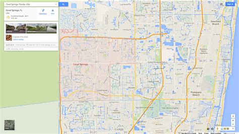 Coral Springs Florida Map