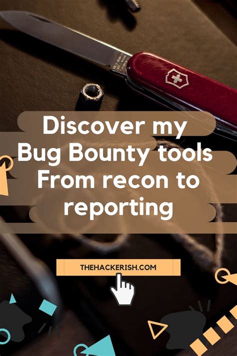 Bug bounty tools from recon to reporting | Bounty, Hunter tools, Tools