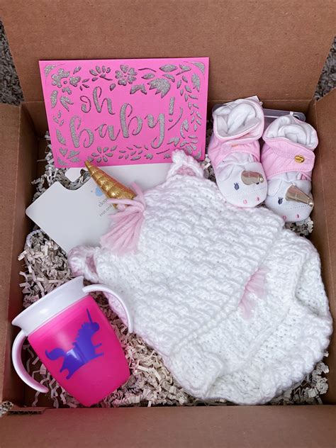 Baby Shower Gift Box // Welcome Baby Gift Box // Newborn Gift - Etsy UK