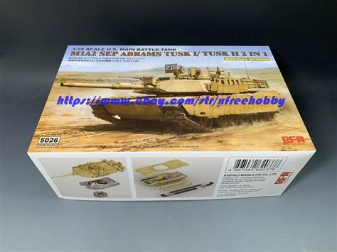 Rye Field Model RFM RM-5026 1/35 M1A2 SEP Abrams Tusk I/II W/Full ...