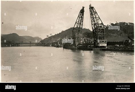 Railway Bridge across the Panama Canal Stock Photo - Alamy