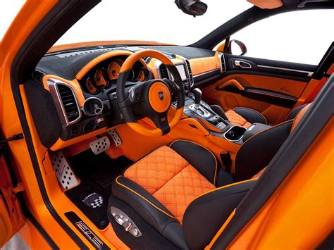 car interior design (orange) - Carzone Interior