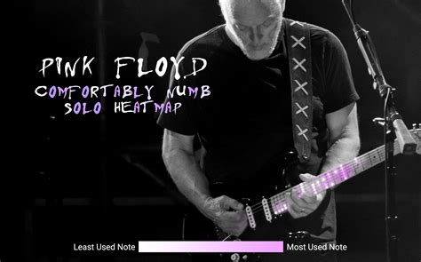 Pink Floyd - Comfortably Numb Solo Heatmap [OC] : r/dataisbeautiful