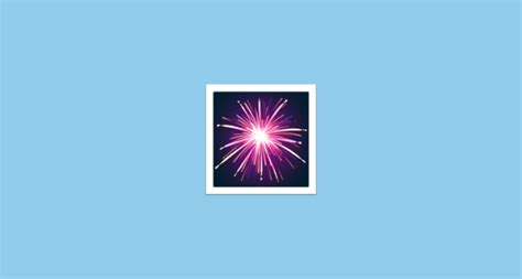 🎆 Fireworks Emoji on Apple iOS 12.1