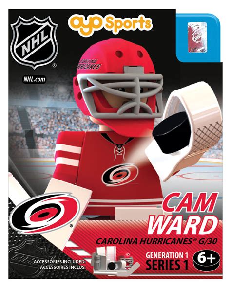 NHL Hockey Minifigures: Cam Ward (Carolina Hurricanes) | www.toysonfire.ca