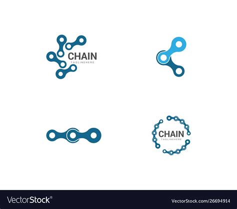 Chain logo design Royalty Free Vector Image - VectorStock