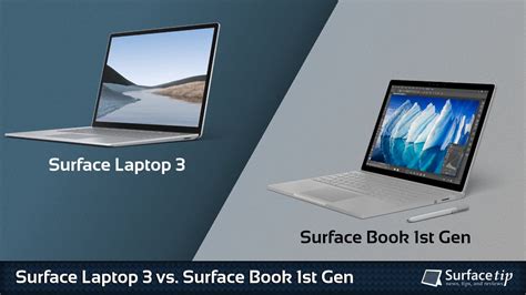 Surface Laptop 3 vs. Surface Book (1st Gen) - Detailed Specs Comparison ...