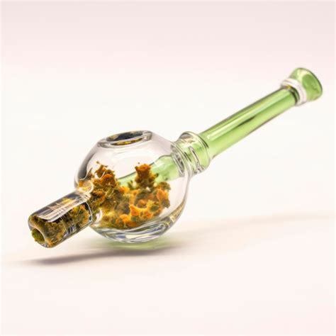 Premium AI Image | A marijuana glass pipe