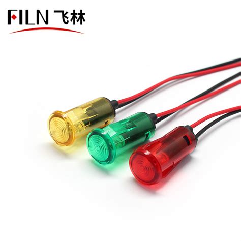 12V 110V 220V 14MM Red LED Mini Indicator Light - indicatorlight