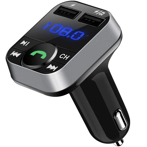 Bluetooth FM Transmitter for Car, Bluetooth Car Adapter, Wireless ...