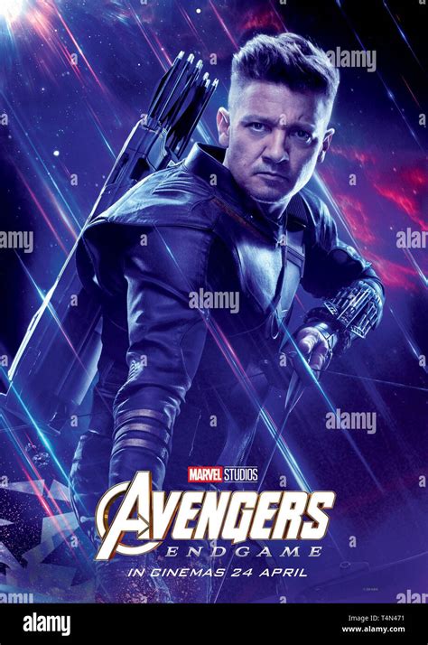 AVENGERS: ENDGAME, (aka AVENGERS 4), character poster, Jeremy Renner as ...