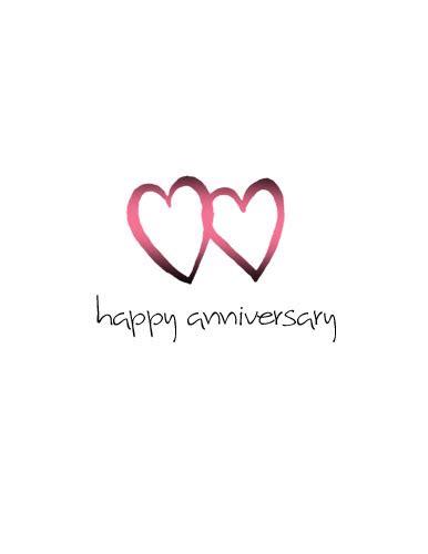 Connected Hearts - Happy Anniversary. Free To a Couple eCards | 123 Greetings