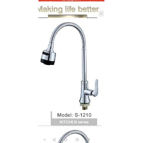 Sunrise Heavyduty stainless steel/chrome kitchen faucet/ lababo faucet. | Shopee Philippines