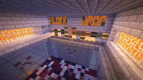 Block Drop Minigame | Minecraft PE Maps