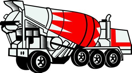 Concrete Truck Vector at Vectorified.com | Collection of Concrete Truck ...