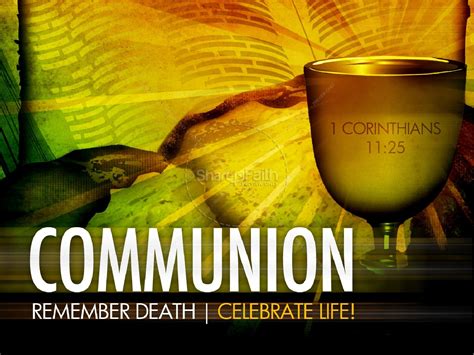 Communion Church PowerPoint Template | PowerPoint Sermons