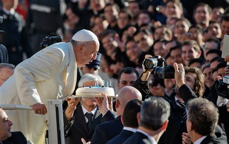 Pope Francis Celebrates 78th Birthday with Cake, Mate and Tango - NBC News