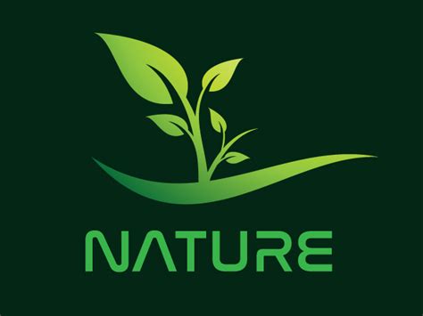 Nature vector logo design free download