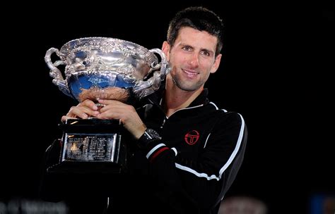 Novak Djokovic's Australian Open 2012 victory pictures...