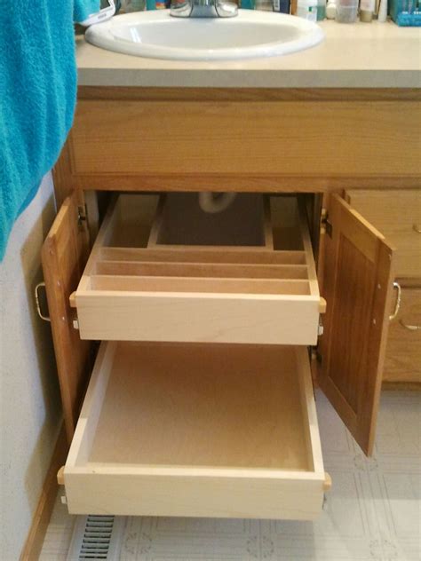 Bathroom Cabinet Roll Out Shelves Maximize Your Storage and Accessibility - Help Your Shelves