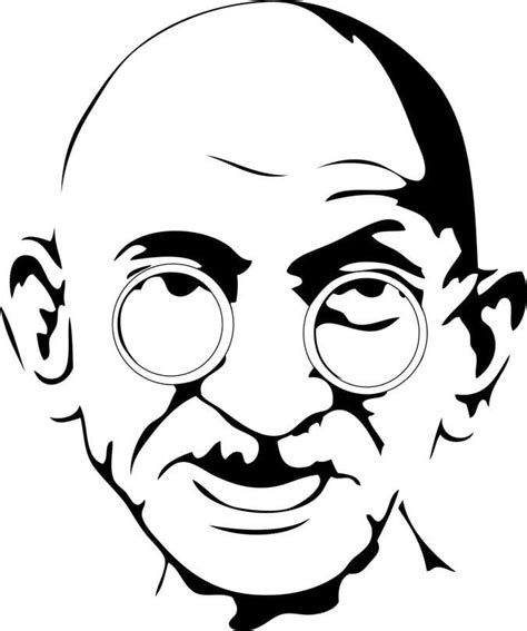 Gandhi ai vector | UIDownload