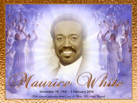 The late, great MAURICE WHITE | Maurice white